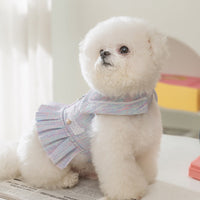 HKM-5868093 Stylish Polyester Fiber Pet Clothing for Small Dogs and Cats in Salem Purple and A & L Pink