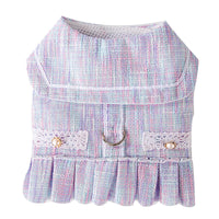 HKM-5868093 Stylish Polyester Fiber Pet Clothing for Small Dogs and Cats in Salem Purple and A & L Pink