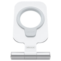 HKM-587027 Foldable Aluminium Alloy Phone Stand with Magnetic Wireless Fast Charging for iPhone 12 Mini/12 Pro Max