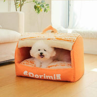 HKM-5870525 Comfortable Closed Kennel for Small to Large Pets - Warm Removable Washable Design