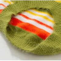 HKM-5871037 Cozy Colorful Striped Sweater for Large Dogs ¨C Ideal for Autumn & Winter