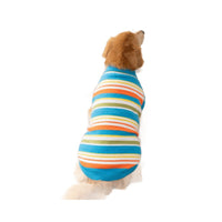 HKM-5871037 Cozy Colorful Striped Sweater for Large Dogs ¨C Ideal for Autumn & Winter