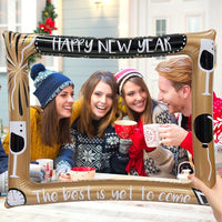 HKM-587283 Christmas Inflatable Photo Frame - Ideal for Family Fun and Interactive Play