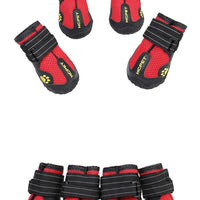 HKM-5873085 Waterproof and Breathable Dog Booties - Non-Slip, Warm, Wear-Resistant - Set of Four