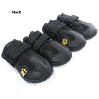 HKM-5873085 Waterproof and Breathable Dog Booties - Non-Slip, Warm, Wear-Resistant - Set of Four