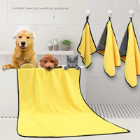 HKM-5873725 Quick-Drying Super Absorbent Microfiber Dog and Cat Towels in Various Sizes