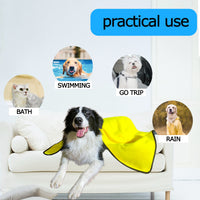 HKM-5873725 Quick-Drying Super Absorbent Microfiber Dog and Cat Towels in Various Sizes