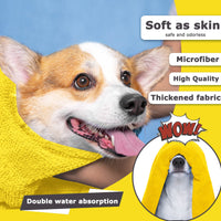 HKM-5873725 Quick-Drying Super Absorbent Microfiber Dog and Cat Towels in Various Sizes
