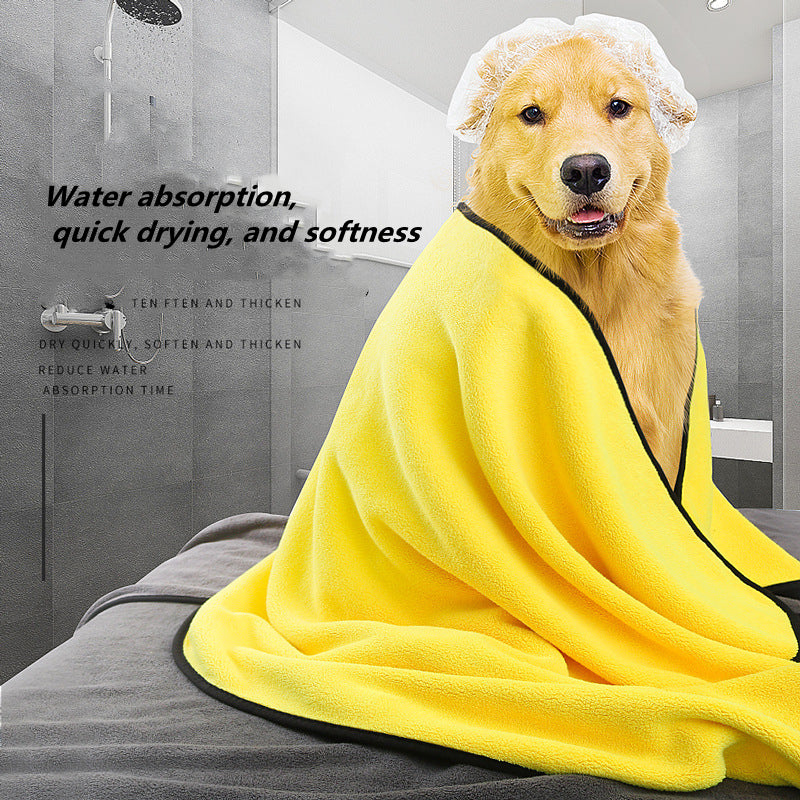 HKM-5873725 Quick-Drying Super Absorbent Microfiber Dog and Cat Towels in Various Sizes