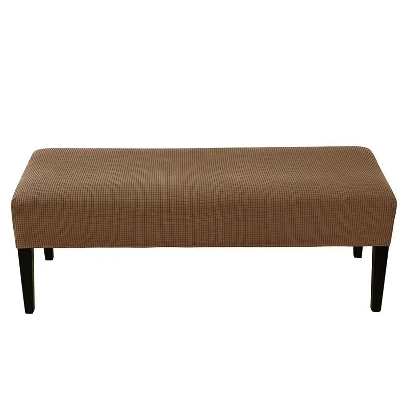 HKM-5876413 Plush Household Adjustable Stretch Chair Cover - Non-slip, Dustproof, Various Colors Available