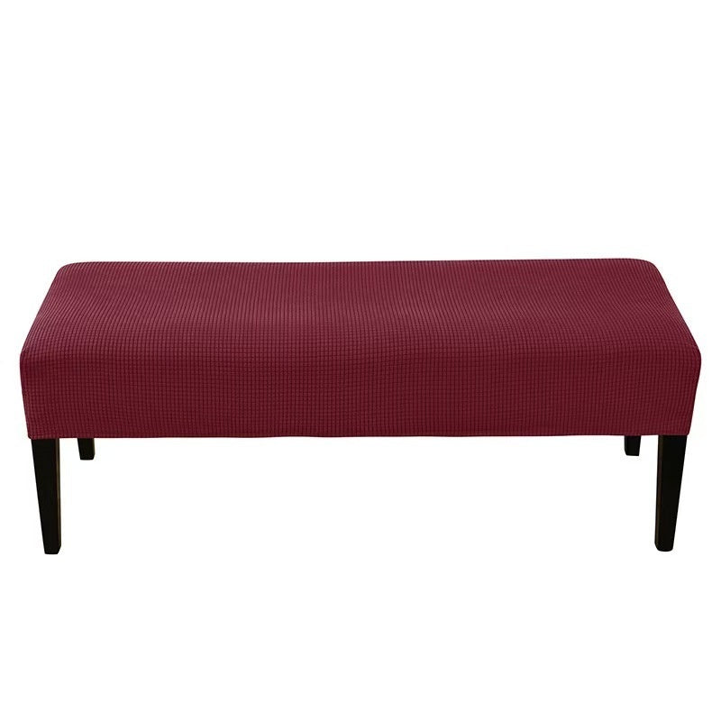 HKM-5876413 Plush Household Adjustable Stretch Chair Cover - Non-slip, Dustproof, Various Colors Available