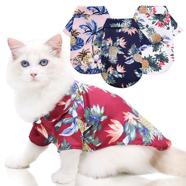 HKM-5876797 Anti-Hair Falling Casual Shirt for Small and Medium Dogs - Lightweight Polyester, Available in Multiple Colors