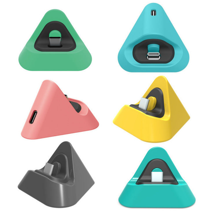 HKM-587731 Universal Triangle Charging Base for Nintendo Switch and Switch Lite Controllers