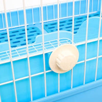 HKM-5877693 Large Rabbit Square Toilet for Pet Care - Available in Blue, Pink, and Yellow