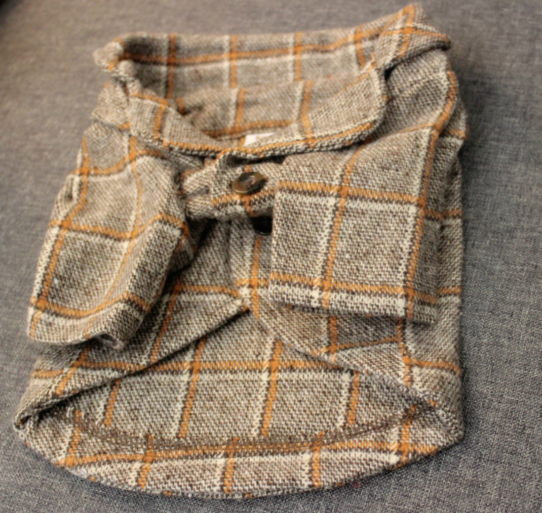 HKM-5880381 Stylish British Woolen Suits for Pets - Multiple Sizes Available