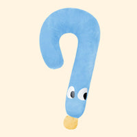 HKM-5881661 Universal Pet Neck Pillow - Cozy Question Mark Cushion for Dogs and Cats, All-Season Comfort, Available in Two Sizes