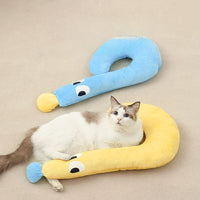 HKM-5881661 Universal Pet Neck Pillow - Cozy Question Mark Cushion for Dogs and Cats, All-Season Comfort, Available in Two Sizes