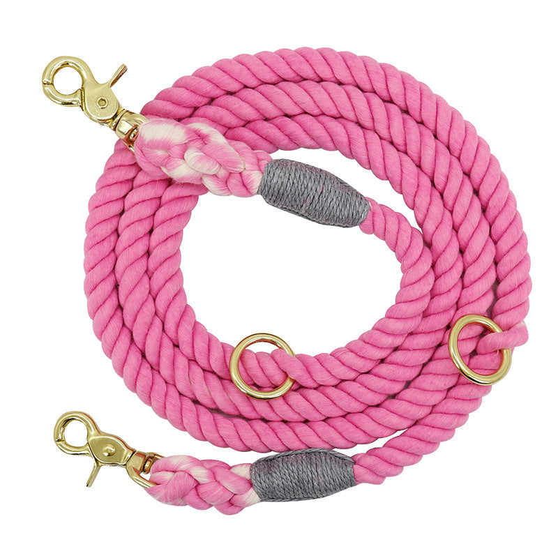 HKM-5881789 Colorful Cotton Dog Leash for Walking and Training - 150cm x 1.5cm