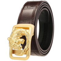 HKM-588179 Personalised Stainless Steel and Leather Belt for Custom Fit