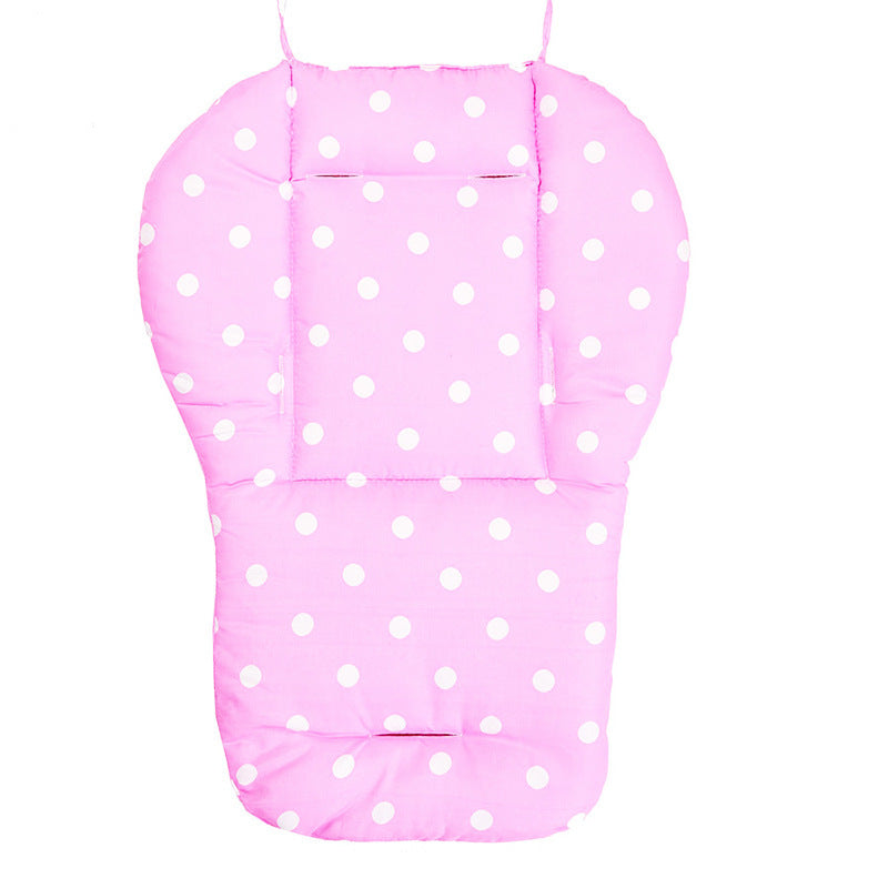 HKM-588307 Children's Double-Sided Car Mat Cushion – Soft Cotton Pad in Pink, Blue, Green, Coffee, Purple