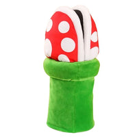 HKM-588307 Cozy Cartoon Mushroom Plush Slippers for All Ages - Non-Slip Thermal Indoor Footwear