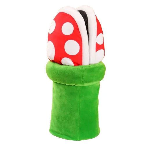 HKM-588307 Cozy Cartoon Mushroom Plush Slippers for All Ages - Non-Slip Thermal Indoor Footwear
