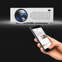 HKM-588307 Mini Portable Smartphone Projector with 1920x1080dpi Picture Quality and WiFi Connectivity