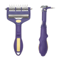 HKM-5883581 Multi-functional Dog and Cat Knot Untangling Comb for Effective Hair Cleaning with Metal and Plastic Design