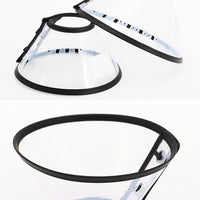 HKM-5883965 Pet Hood Anti-Bite and Licking Collar for Small to Large Dogs and Cats - Adjustable Non-Woven Fabric Design