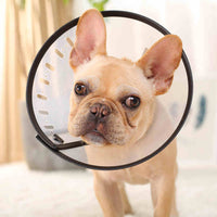 HKM-5883965 Pet Hood Anti-Bite and Licking Collar for Small to Large Dogs and Cats - Adjustable Non-Woven Fabric Design