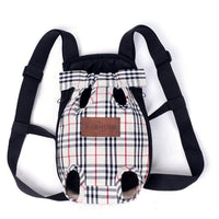 HKM-5884221 Portable Dog Backpack with Sandwich Mesh Material in Multiple Sizes: S, M, L, XL