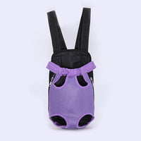 HKM-5884221 Portable Dog Backpack with Sandwich Mesh Material in Multiple Sizes: S, M, L, XL