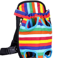 HKM-5884221 Portable Dog Backpack with Sandwich Mesh Material in Multiple Sizes: S, M, L, XL