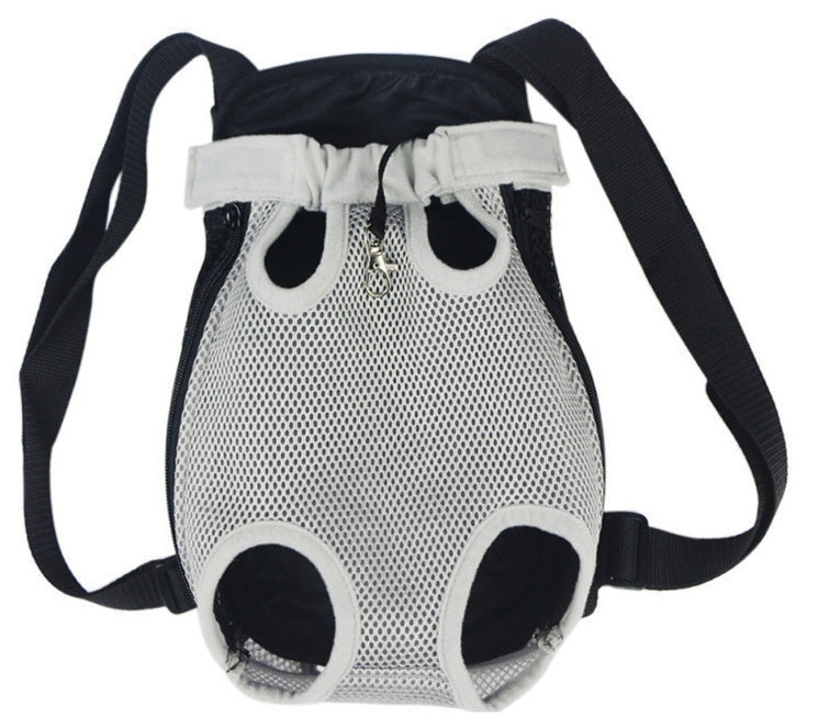 HKM-5884221 Portable Dog Backpack with Sandwich Mesh Material in Multiple Sizes: S, M, L, XL