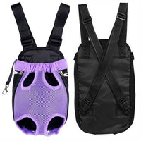 HKM-5884221 Portable Dog Backpack with Sandwich Mesh Material in Multiple Sizes: S, M, L, XL