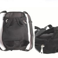 HKM-5884221 Portable Dog Backpack with Sandwich Mesh Material in Multiple Sizes: S, M, L, XL