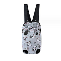 HKM-5884221 Portable Dog Backpack with Sandwich Mesh Material in Multiple Sizes: S, M, L, XL
