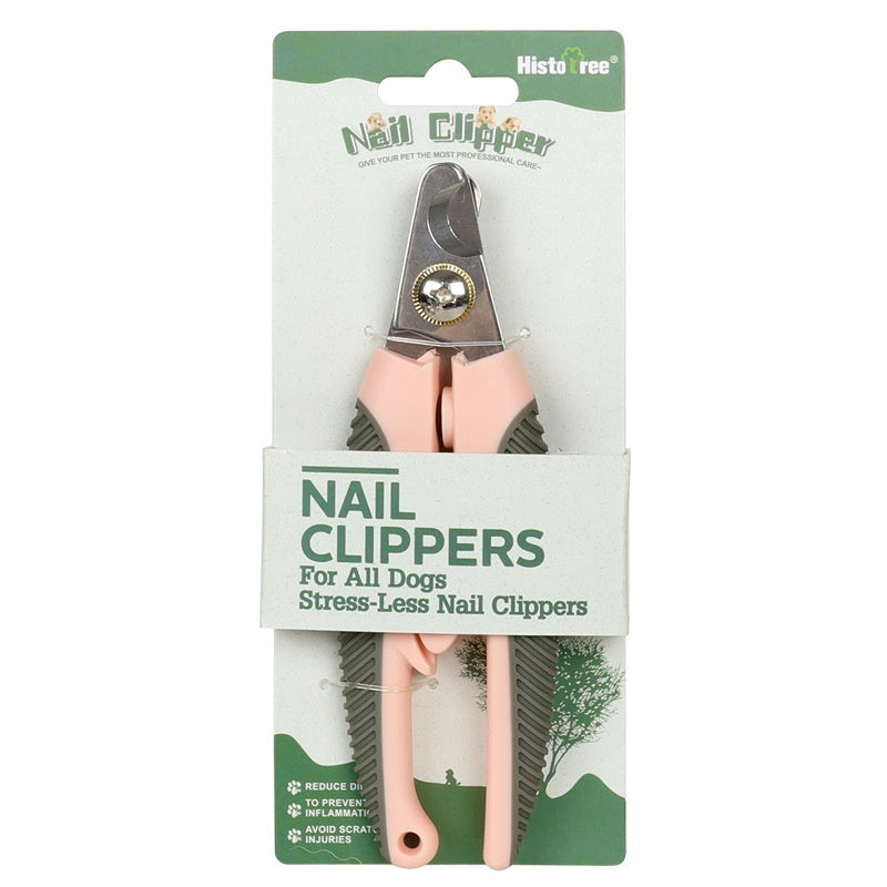 HKM-5885757 Plus Size Pet Nail Clippers for Dogs and Cats in Sweet Peach Pink, Olive Green, and Haze Blue