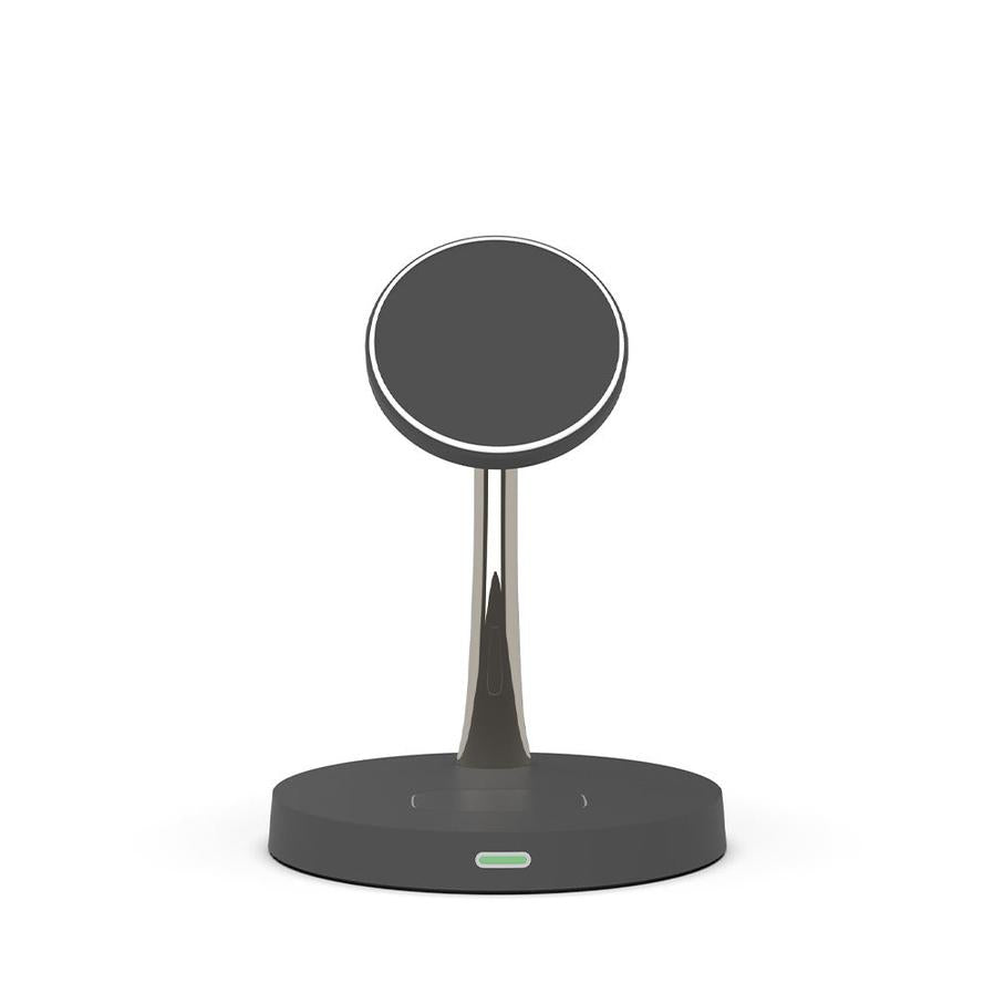 HKM-588691 15W Magnetic Three-in-One Night Light Charging Station with Wireless Fast Charging