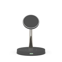 HKM-588691 15W Magnetic Three-in-One Night Light Charging Station with Wireless Fast Charging