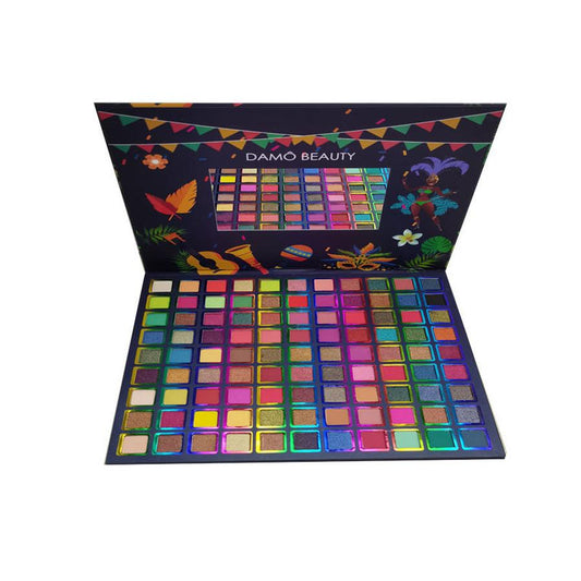 HKM-588691 99-Color Multi-Color Eyeshadow Palette with 36-Month Shelf Life, Compact Size for Easy Use