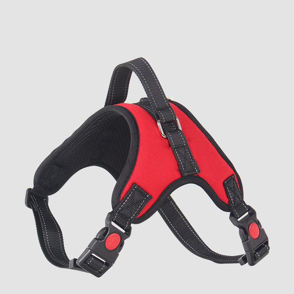 HKM-5887037 Oxford Cloth Pet Chest and Back Harness - Adjustable Sizes Available in Multiple Colors