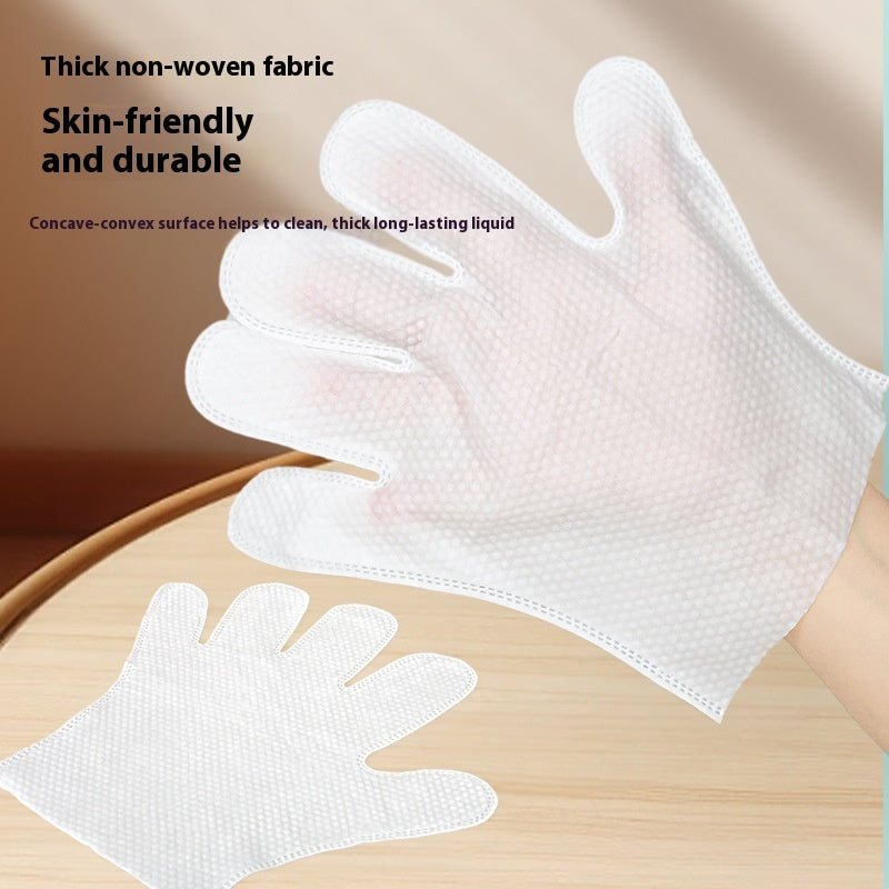 HKM-5887421 Pet Cleaning Wipes Gloves for Dogs - Deodorizing Wash-free Dry Cleaning - 6 Pack, Pink & White