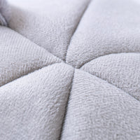 HKM-5887805 Cozy Enclosed Cat Bed Nest in Arctic Velvet and Plush Material for Warm Sleeping