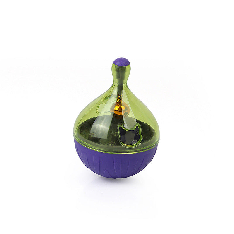 HKM-5888573 Pet Tumbler Toy for Dogs and Cats - Interactive Food Feeder with Bells, Non-Toxic and Sturdy Design