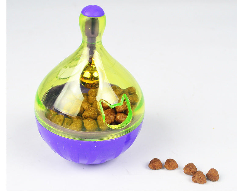 HKM-5888573 Pet Tumbler Toy for Dogs and Cats - Interactive Food Feeder with Bells, Non-Toxic and Sturdy Design