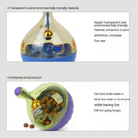 HKM-5888573 Pet Tumbler Toy for Dogs and Cats - Interactive Food Feeder with Bells, Non-Toxic and Sturdy Design