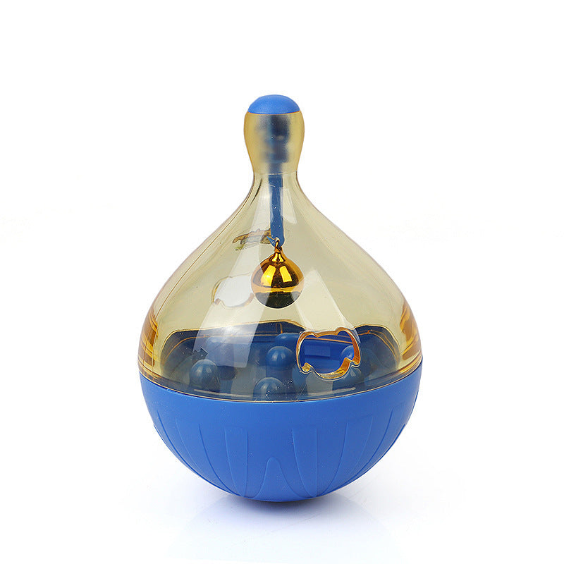 HKM-5888573 Pet Tumbler Toy for Dogs and Cats - Interactive Food Feeder with Bells, Non-Toxic and Sturdy Design
