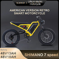 HKM-588947 1500W 20 Inch Electric Bike with 7 Speed Gears and 48V Lithium Battery