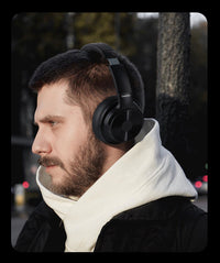 HKM-588947 Oneodio Wireless Bluetooth Headset with Active Noise Cancellation and Subwoofer, Dual Purpose Wired and Bluetooth Connectivity
